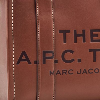 THE A.P.C. X MARC JACOBS LEATHER SMALL TOTE BAG